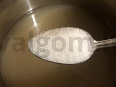 Kiselis su krakmolu iš vaisių sulčių Žingsnis 3