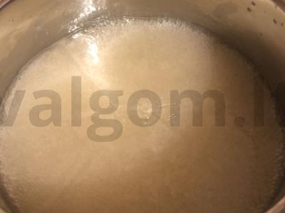 Kiselis su krakmolu iš vaisių sulčių Žingsnis 5