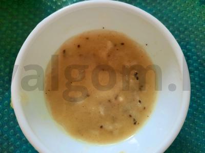 Gėlių salotos su arbūzu ir sūriu Žingsnis 3