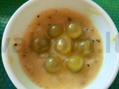 Gėlių salotos su arbūzu ir sūriu Žingsnis 4