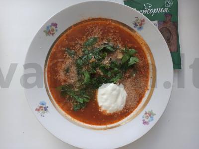 Harcho pagal gruziniškai iš jautienos Žingsnis 13