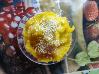 Moliūgų desertas pagrindine nuotrauka