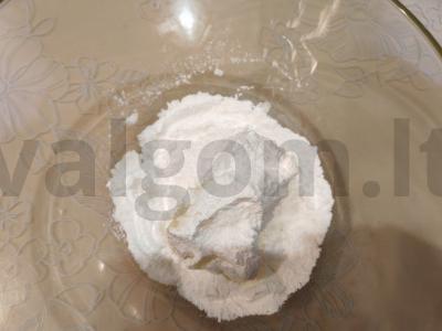 Nesaldus tortas „Varškės namelis“ Žingsnis 2