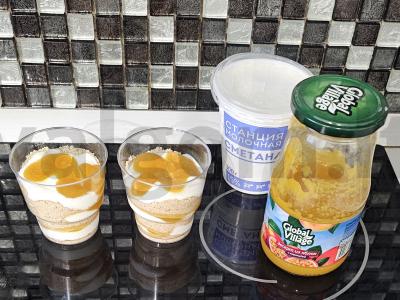 Greitas desertas su obuolių ir pasiflorų tyrė Žingsnis 3