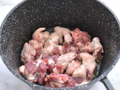 Antiena su antis ir bulvėmis vakarienei Žingsnis 1