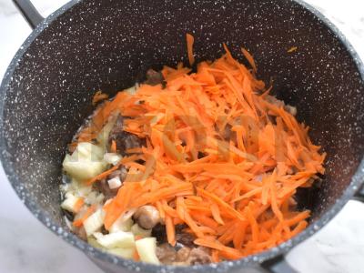 Antiena su antis ir bulvėmis vakarienei Žingsnis 2