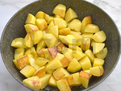 Antiena su antis ir bulvėmis vakarienei Žingsnis 3