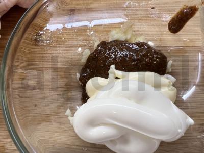 Vištiena „Ugninė“ su tabasco padažu ir aštria adžika Žingsnis 3