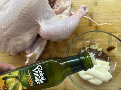 Vištiena „Ugninė“ su tabasco padažu ir aštria adžika Žingsnis 5