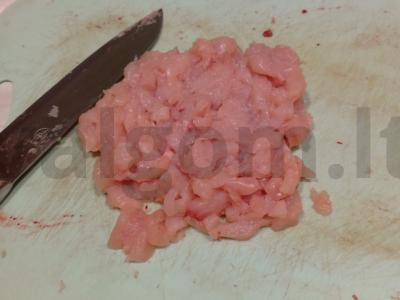 Vištienos kotletai „Kapoti“ Žingsnis 2