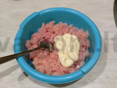 Vištienos kotletai „Kapoti“ Žingsnis 4