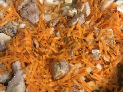 Plovas su žaliais žirneliais Žingsnis 5