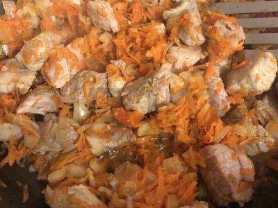 Plovas su žaliais žirneliais Žingsnis 6