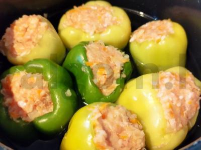 Įdaryti pipirai lėtoje viryklėje Žingsnis 5