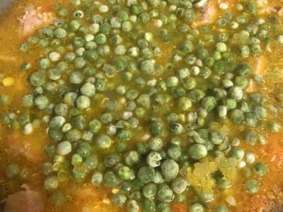 Plovas su žaliais žirneliais Žingsnis 9