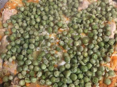 Plovas su žaliais žirneliais Žingsnis 10