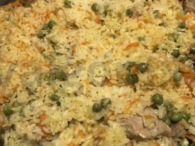 Plovas su žaliais žirneliais Žingsnis 11