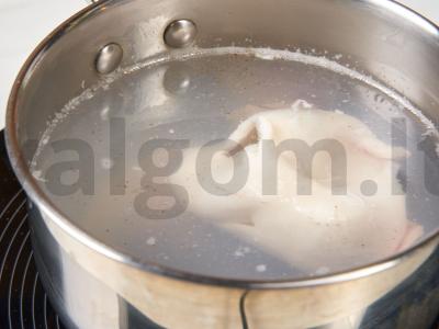 Salotas „Neptūnas“ su kalmaru Žingsnis 1