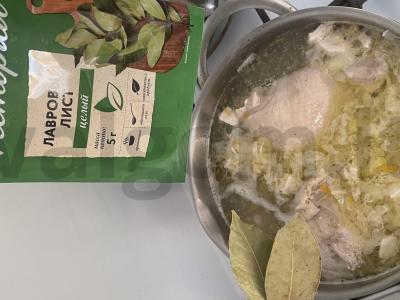 Ryžių sriuba su vištienos blauzdomis „Švelnumas“ Žingsnis 7