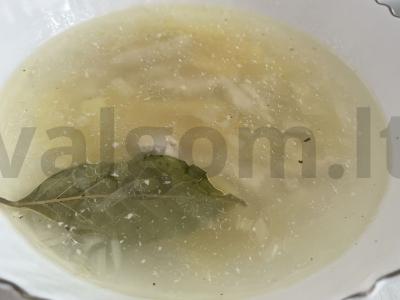 Ryžių sriuba su vištienos blauzdomis „Švelnumas“ pagrindine nuotrauka