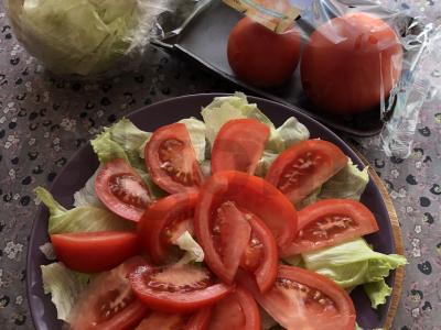 Salotas su pomidorais ir feta sūriu Žingsnis 3