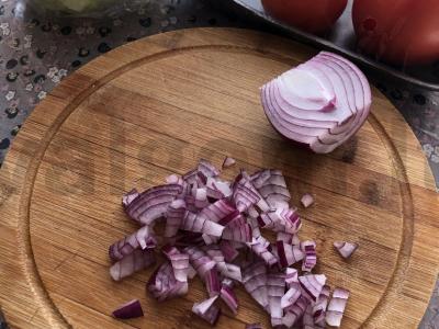 Salotas su pomidorais ir feta sūriu Žingsnis 5