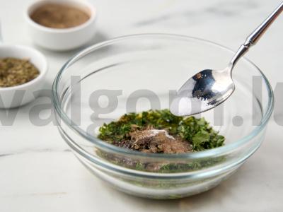 Grybai ant šašlykų Žingsnis 2