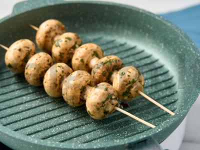 Grybai ant šašlykų Žingsnis 4