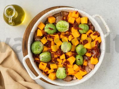 Keptas vištienos filė su daržovėmis Žingsnis 4