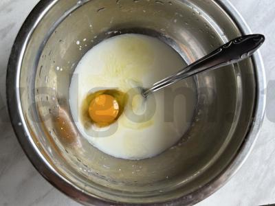 Kystybė su bulvių koše ir keptu svogūnu Žingsnis 2