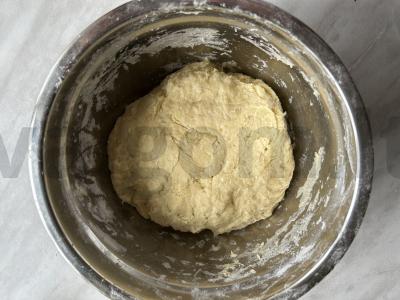 Kystybė su bulvių koše ir keptu svogūnu Žingsnis 5