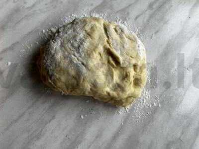 Kystybė su bulvių koše ir keptu svogūnu Žingsnis 6