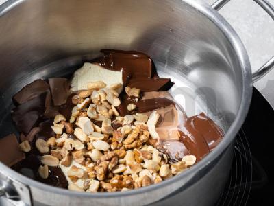 Šokoladas su riešutais Žingsnis 2