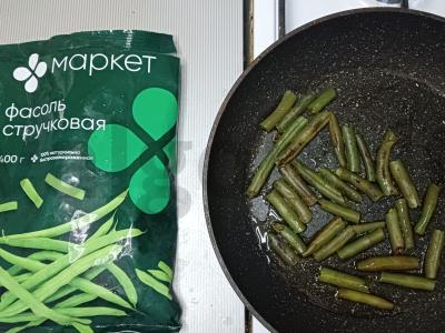 Grikių makaronai su pupelėmis Žingsnis 2