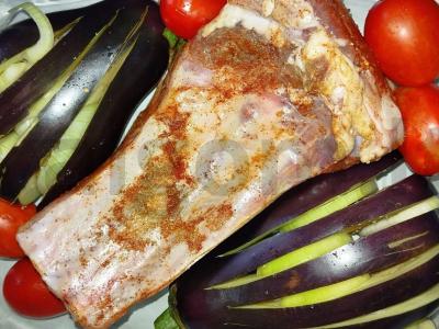 Kiaulienos šonkauliai su daržovių garnyru orkaitėje Žingsnis 3