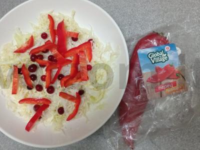 Vitaminų salotas su balzaminiu actu Žingsnis 4