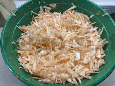 Rūgštaus kopūsto receptas su rožine druska Žingsnis 4