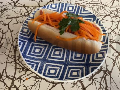 Švelnus karštas šuo su pieno dešrele Žingsnis 5