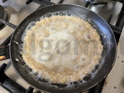 Naudingos vafliai iš avižų košės Žingsnis 3