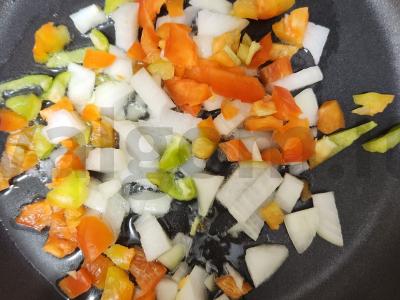 Mėsos ežiukai su ryžiais ir paprikomis Žingsnis 2