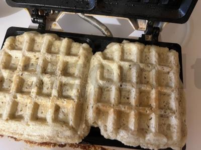 Naudingos vafliai iš avižų košės Žingsnis 9