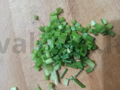 Baltyminis PP salotas Žingsnis 1