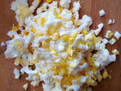 Salotas „Maskvos“ su žirniais Žingsnis 2