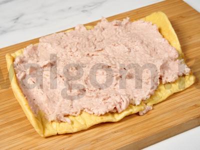 Kiaušinių ritinys su faršu orkaitėje Žingsnis 6