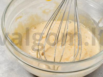 Purūs azijietiškas omletas mikrobangų krosnelėje Žingsnis 2