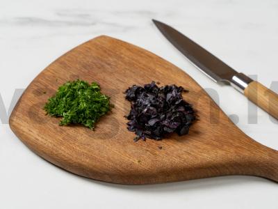 Sūrio-sezamo rutuliukai Žingsnis 1