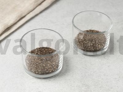 Čia pudingas su goji uogomis ir kokosų pienu Žingsnis 1