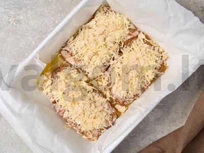 Žuvies filė, kepta su sūriu Žingsnis 6