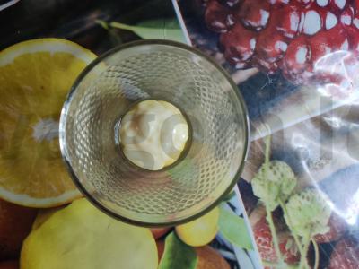 Krepšelis su žemės riešutais ir kondensuotu pienu Žingsnis 2