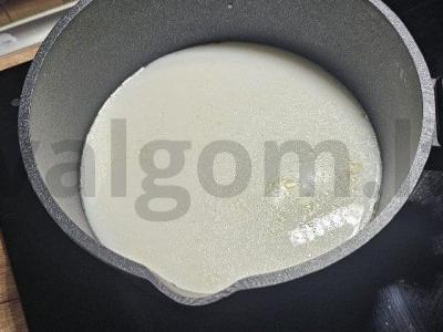 Herkulio košė su karamelizuotu mangų Žingsnis 1